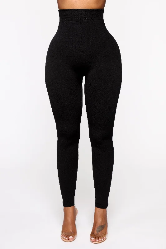 sports jacket cotton feel -Since Day One Seamless Leggings - Black