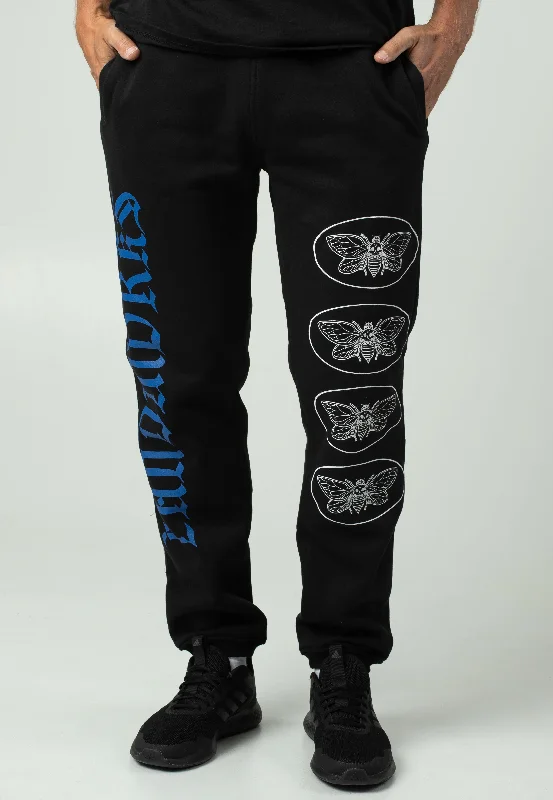 sports pant with loud colors -Landmvrks - Stacked Cicadas - Sweatpants