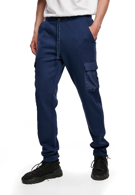 sports pant for active days -Urban Classics - Commuter Darkblue - Sweat Pants