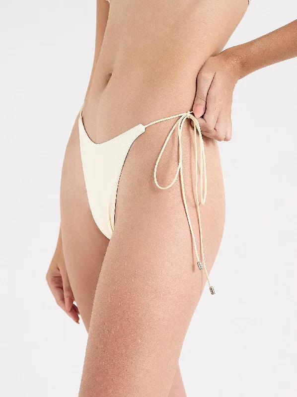 green swimwear trendy -arielle bottom cream