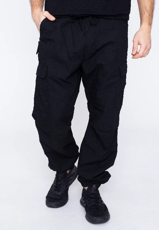 sports pant with stretchy legs -Carhartt WIP - Cargo Black - Sweat Pants