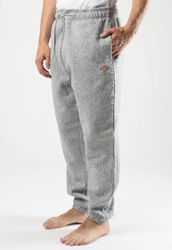 sports pant with plush design -Dickies - Mapleton Grey Melange - Sweat Pants