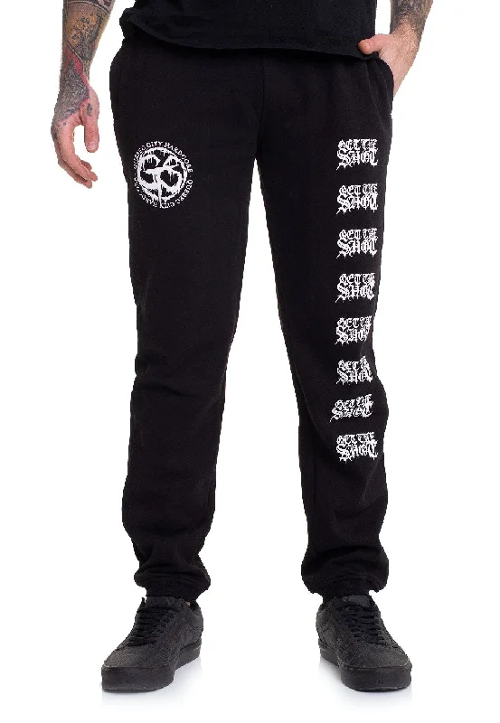 sports pant for team sports -Get The Shot - Stacked - Sweat Pants