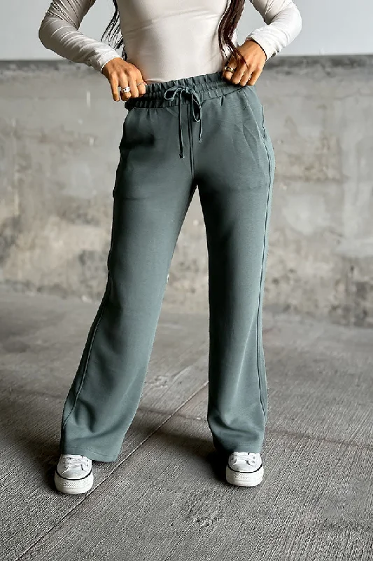 durable sports pant cycling -Scuba Sweats - Sage