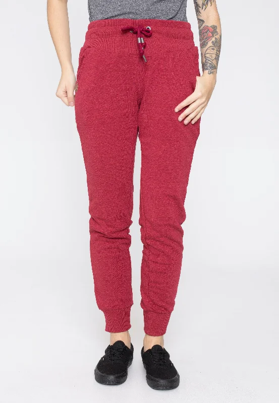 sports pant for active families -Ragwear - Chester Wine Red - Sweat Pants