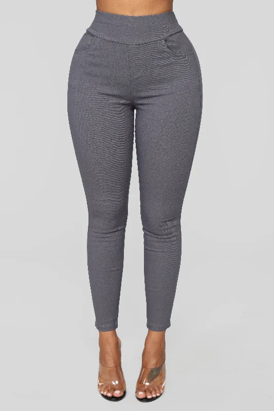 sports jacket sports buffs -Favorite Feel Stretch Legging - Charcoal