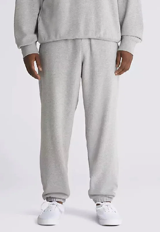 sports pant for trail adventures -Vans - Original Standards Loose Fleece Cement Heather - Sweat Pants