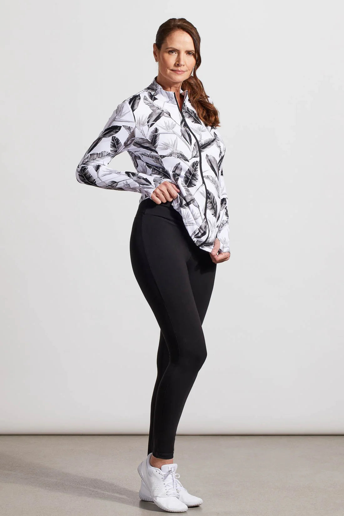 sports jacket gym classes -Tri 8852O Flatten It Stretch Yoga Legging