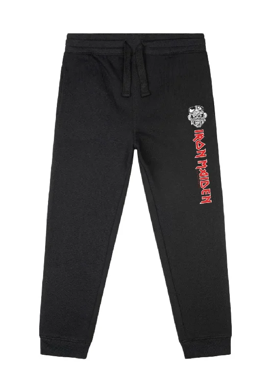 sports pant with fitted design -Iron Maiden - Eddie & Logo Kids - Sweat Pants