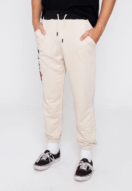 sports pant for gym newcomers -G2 Esports - Logo Beige - Sweat Pants