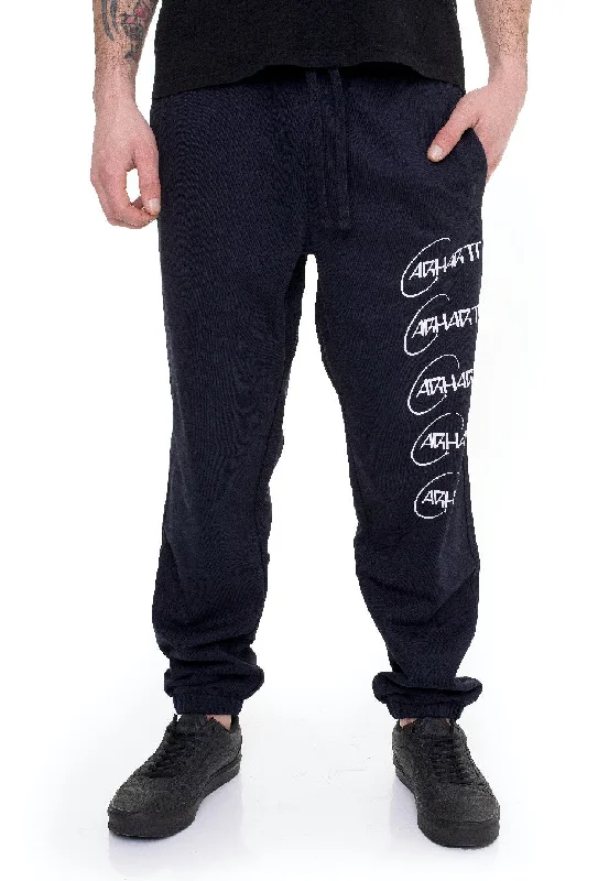 sports pant for dance routines -Carhartt WIP - Orbit Dark Navy/White - Sweat Pants