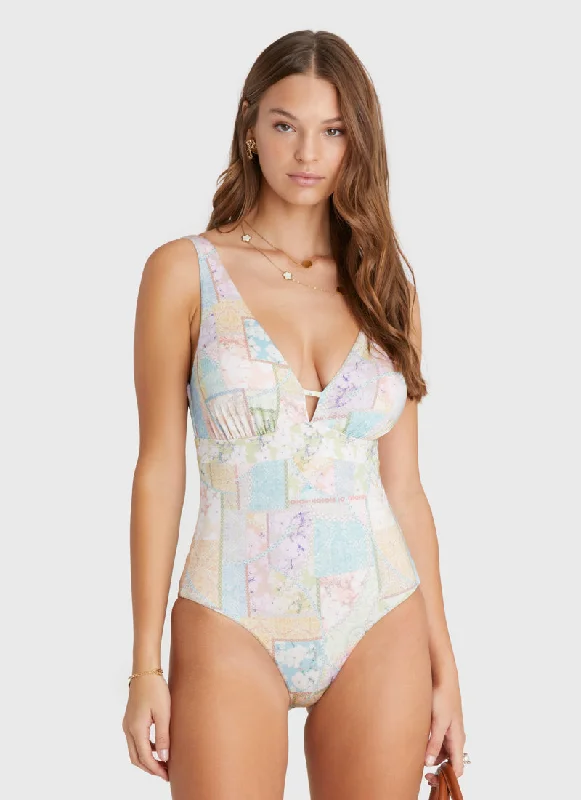 swimwear stretchy fabric -Brindle Alana DD/E Cup One Piece