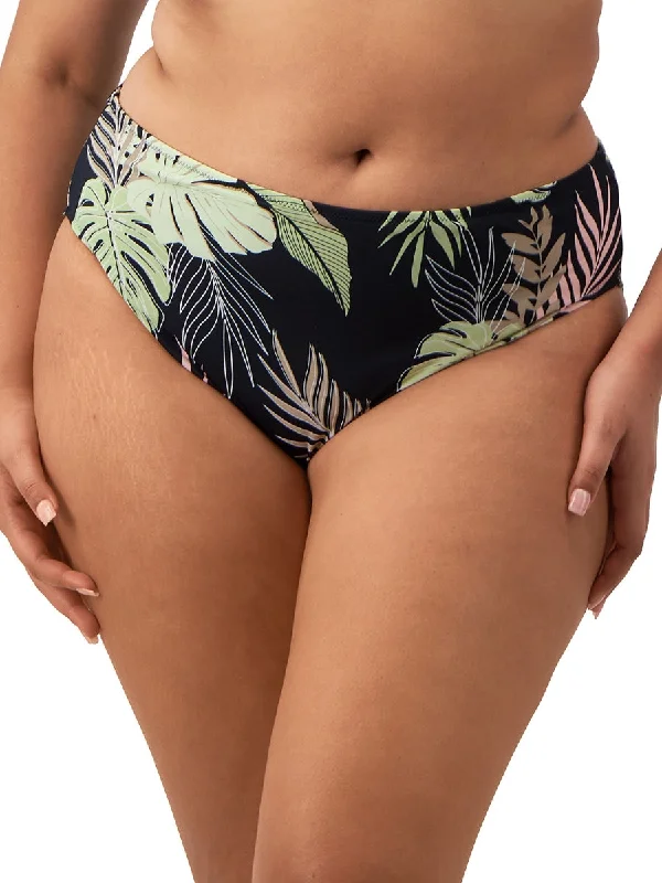 swimwear side stripes -Tropical Retreat Bikini Brief