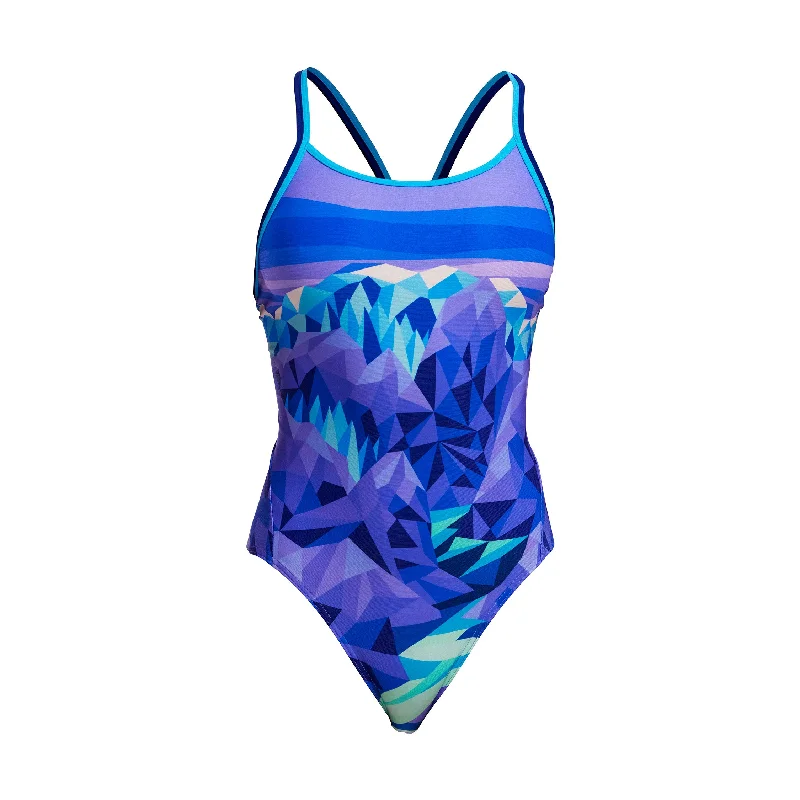 swimwear durable fit -Remarkables | Ladies Diamond Back One Piece