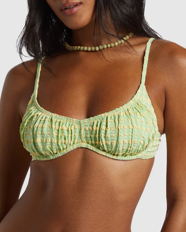 WAVE CHECK BLISS BRALETTE