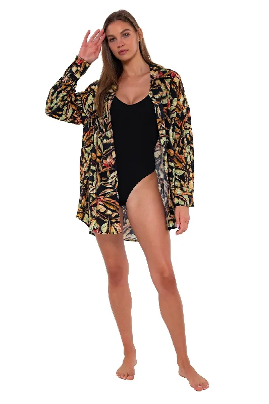 swimwear daily activities -Sunsets Retro Retreat Delilah Shirt