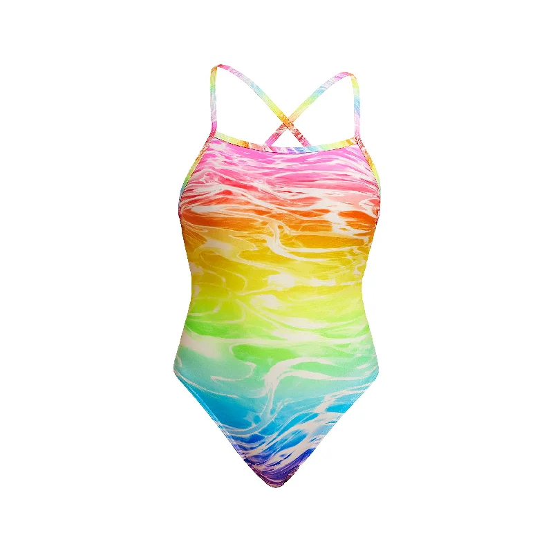 swimwear active lifestyles -Lake Acid | Ladies Tie Me Tight One Piece