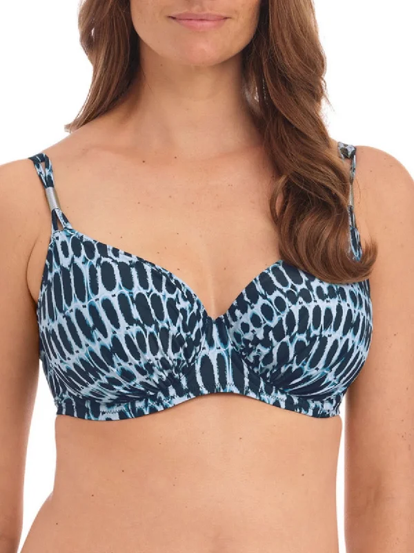 swimwear camo vibe -Kotu Full Cup Bikini Top - Ink