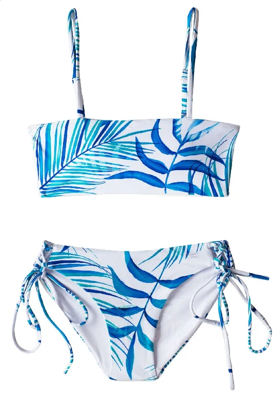 swimwear casual use -Palma Mallorca - 2 Piece | Bandeau Style | Girls Size 10-16