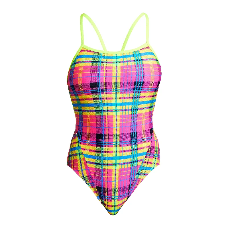 swimwear outdoor fun -Happy Highlander | Ladies Single Strap One Piece