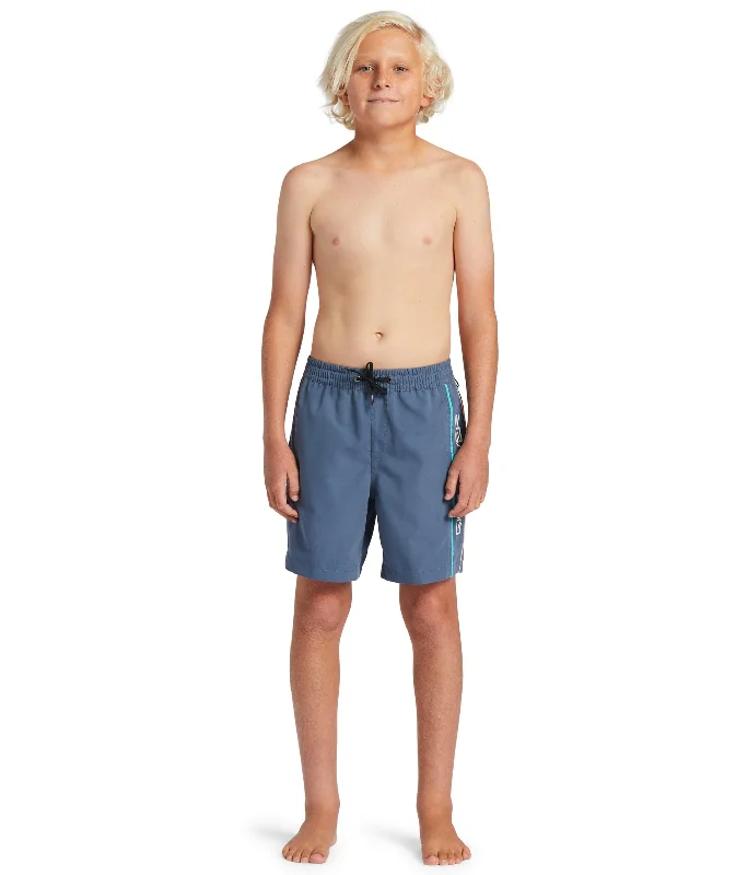 Blue Cute Sports Short for Youth -Quiksilver Everyday Vert Volley Youth 15" Boardshorts