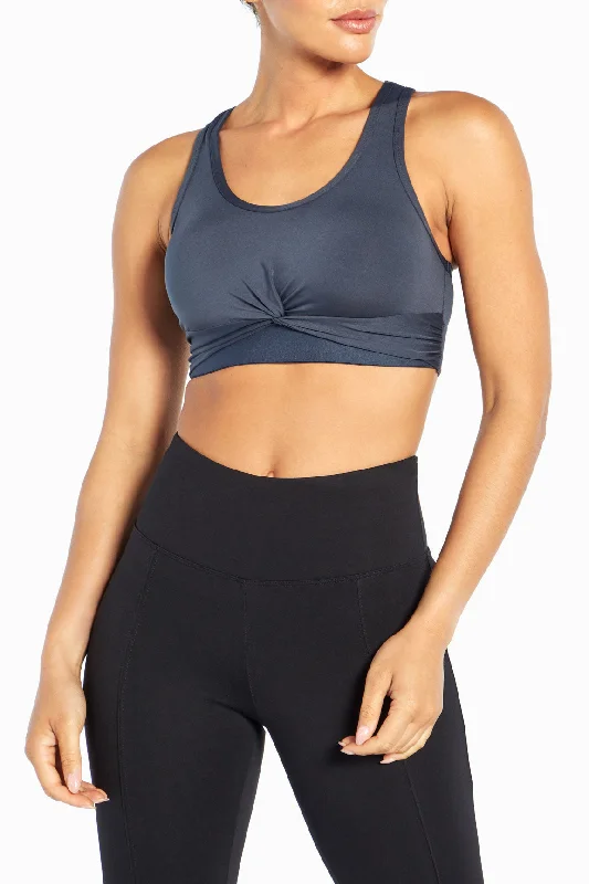 Mesh Orange Sports Bra for Ventilation -Phillip Sports Bra