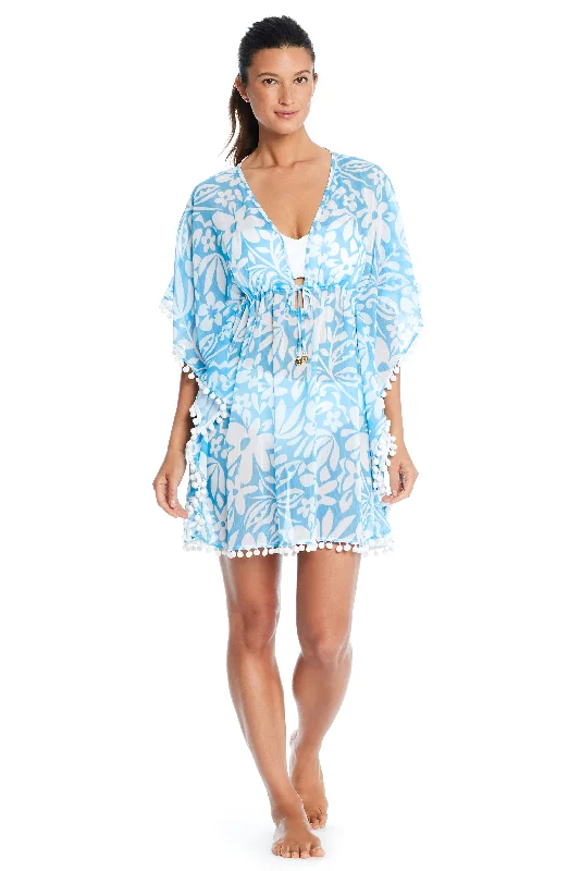 swimwear soft cotton -Bleu Rod Beattie Sun Day, Fun Day Caftan