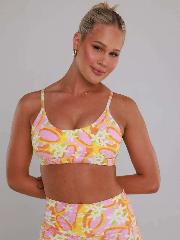 Blue Pink Sports Bra for Fun -CHEER BRA TOP