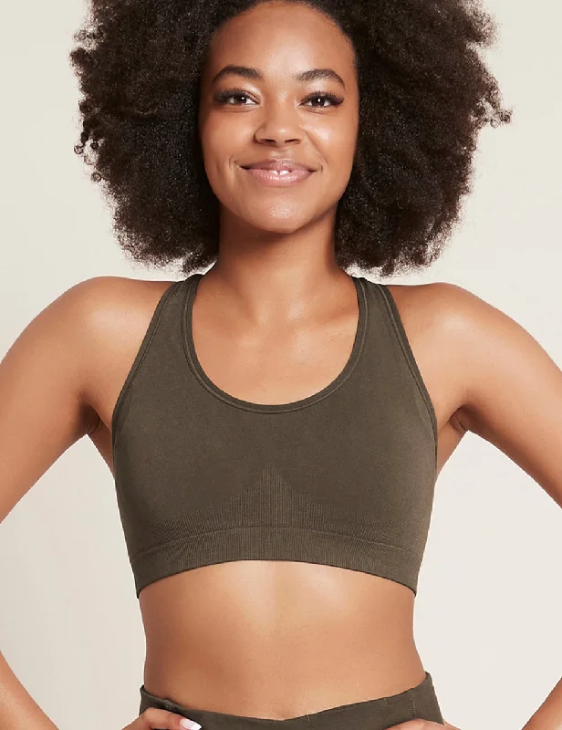 Mesh Back Sports Bra for Ventilation -Boody Bamboo Racerback Sports Bra