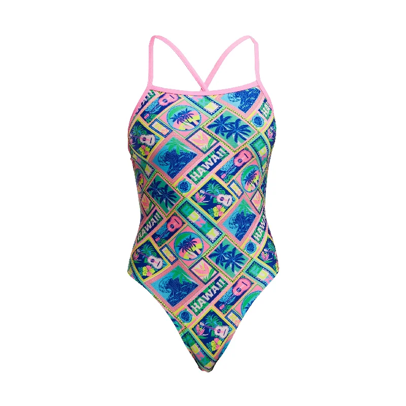 swimwear athletic vibe -Ukule Babe | Ladies Tie Me Tight One Piece