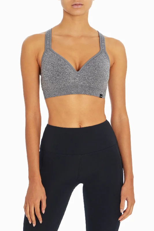 Trendy Pastel Sports Bra for Fashion -Johanna Seamless Molded Sports Bra