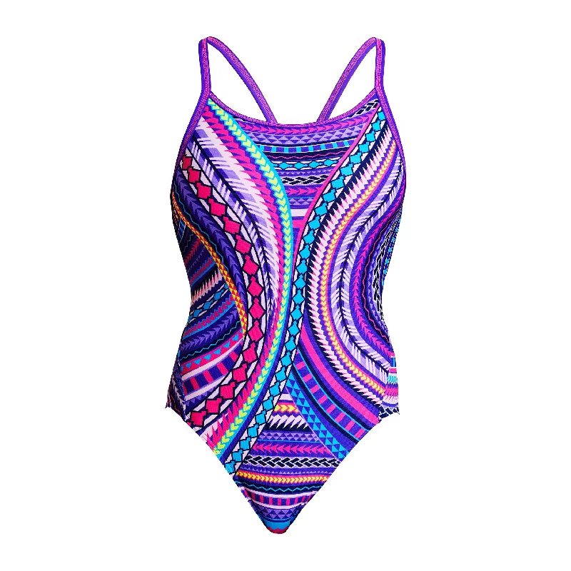 swimwear casual exercisers -Fantasy Flight | Ladies Diamond Back One Piece