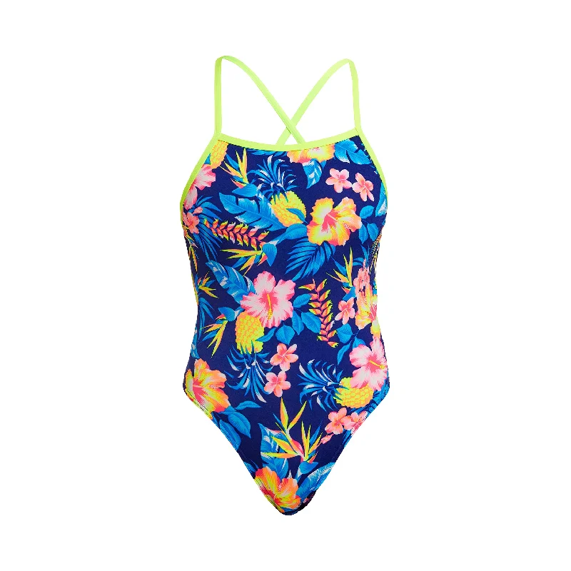 swimwear durable fit -In Bloom | Ladies Tie Me Tight One Piece