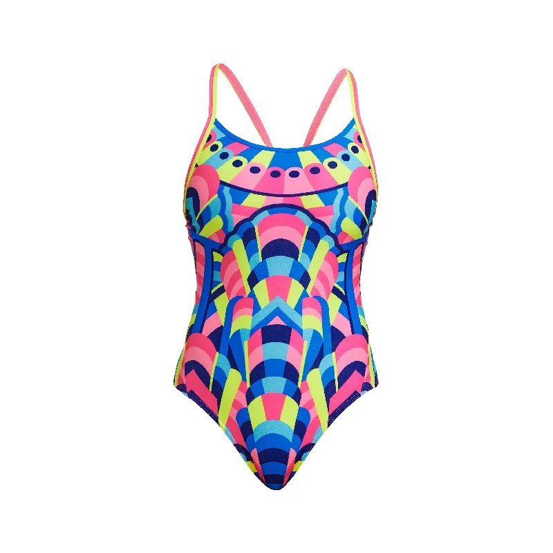 swimwear sports lovers -Princess Pageant | Ladies Diamond Back One Piece