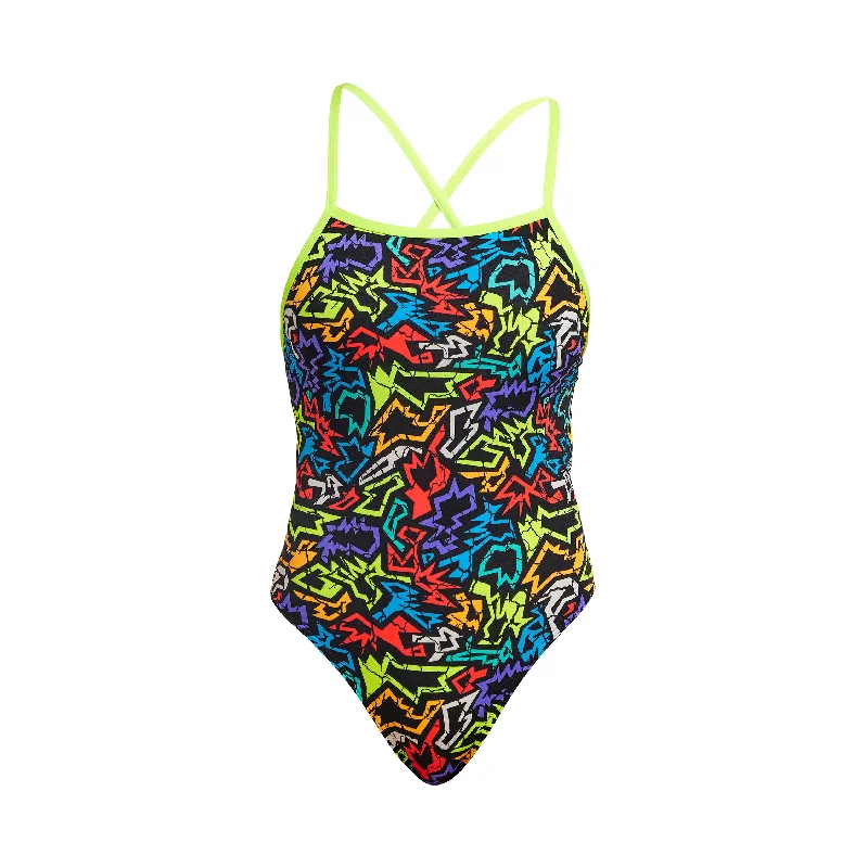 swimwear hot days -Funk Me | Ladies Tie Me Tight One Piece