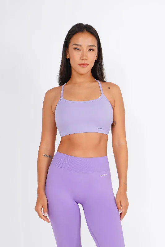 Grey Full Length Sports Bra for Coverage -Cascade Bra