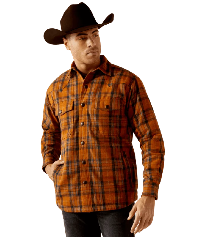 Harvey Retro Shirt Jacket - Roasted Pecan