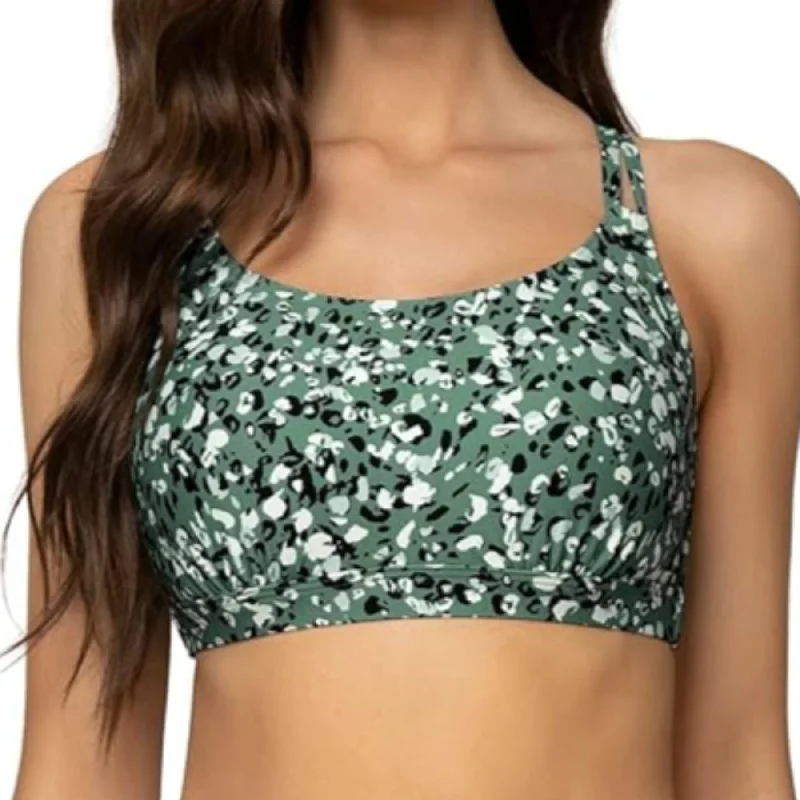 Polyester Grey Sports Bra for Strength -Taylor Bralette 56EFGH - Catwalk