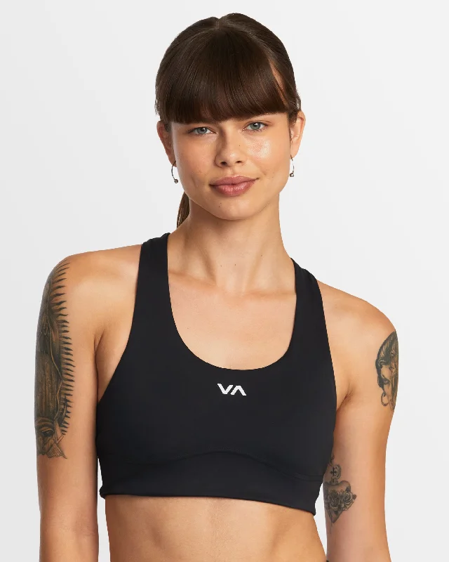 Grey Low Support Sports Bra for Light -Womens VA Essential Mid Bra