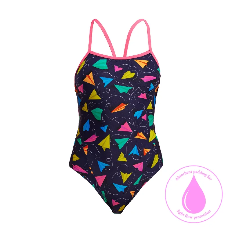 white swimwear summer -Fly Bye | Ladies Swim Secure One Piece