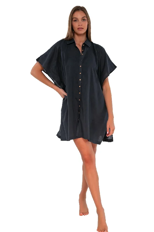 swimwear active days -Sunsets Slate  Shore Thing Tunic