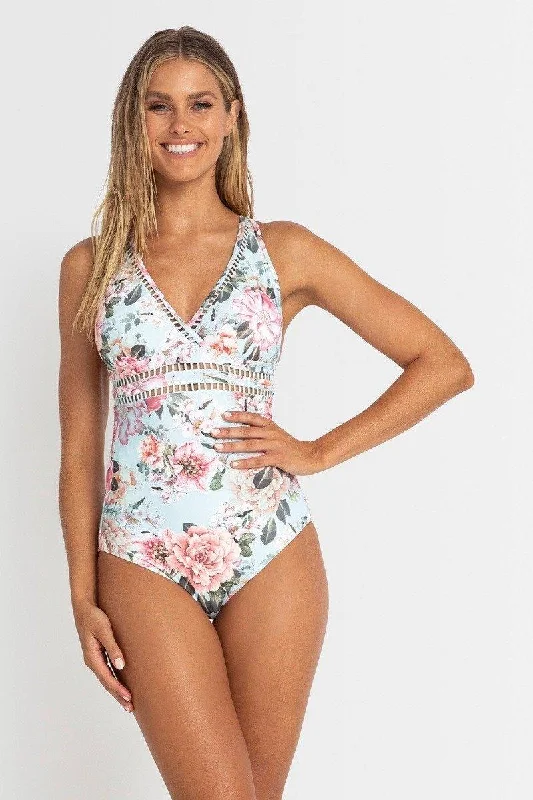 swimwear fast drying -SS51368 Sunseeker Abelia Cross Strap One Piece