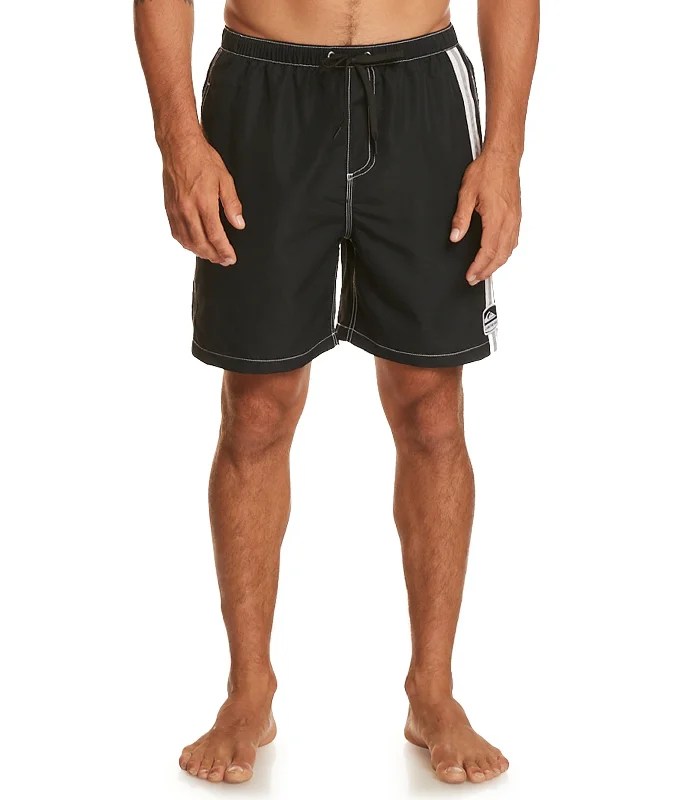 Red Cotton Sports Short for Pure -Quiksilver Sof Volley 18" Boardshorts