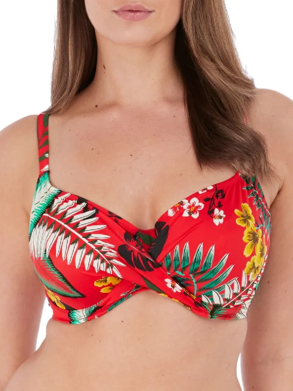 swimwear high comfort level -Vilamoura Full Cup Bikini Top - Lollipop