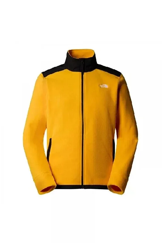 The North Face Alpine Polartec 200 NF0A7WWLZU3 Jacket Mens Gold Full Zip SGN1176