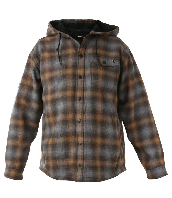 Men's Shirt Jacket - Tobacco Plaid