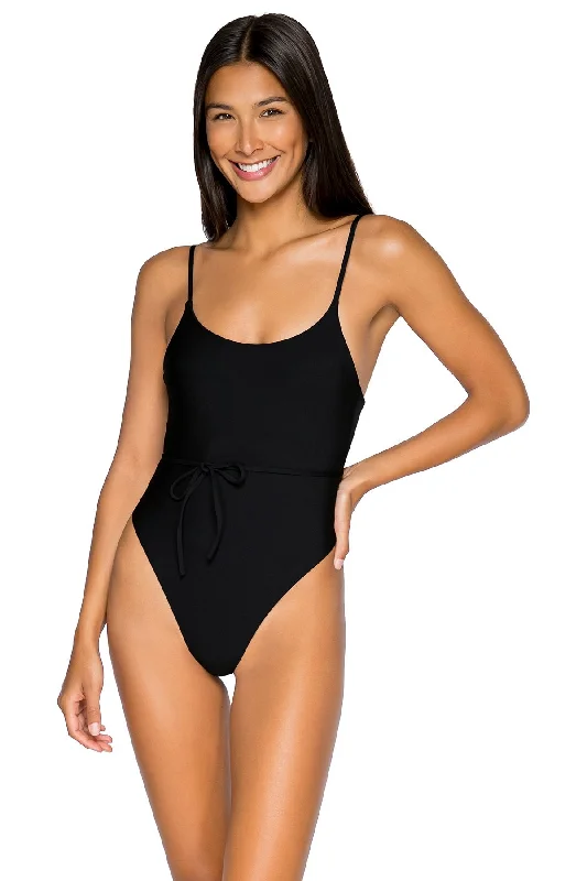 swimwear adjustable straps -B Swim Black Out Ballet One Piece