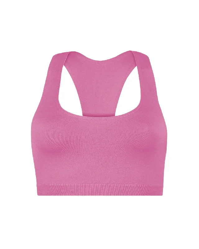 Purple Racerback Sports Bra for Training -ELATED Bra Top | Candy