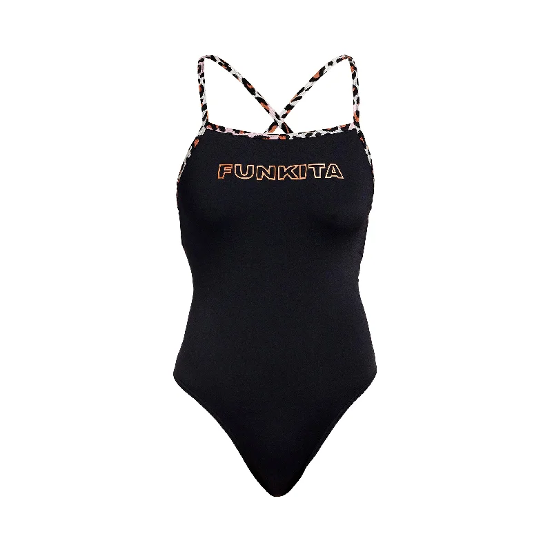 swimwear cotton feel -Zoo Night Life | Ladies Strapped In One Piece