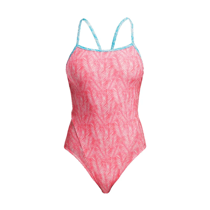 swimwear warm feel -Sweet Releaf | Ladies Single Strap One Piece